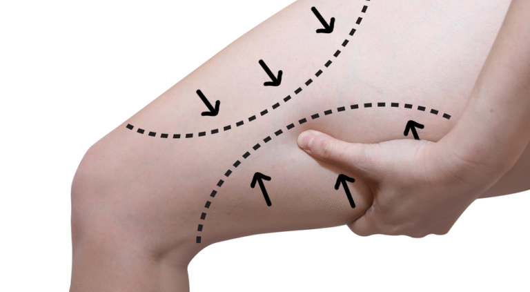 جراحی لیپوماتیک و لیفت ران